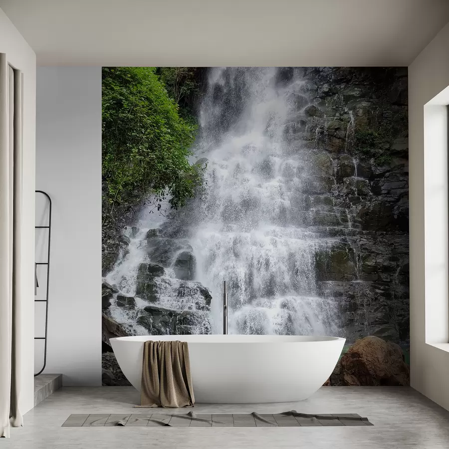 Fototapete Tropischer Wasserfall u15856