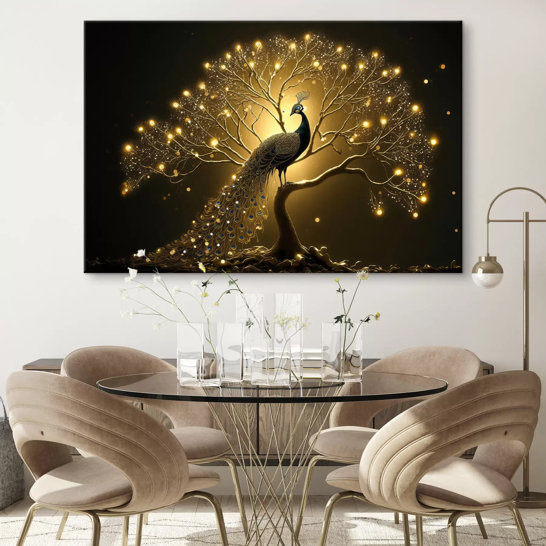 Wandbilder Vogel, Wasser und Mitternacht s34876