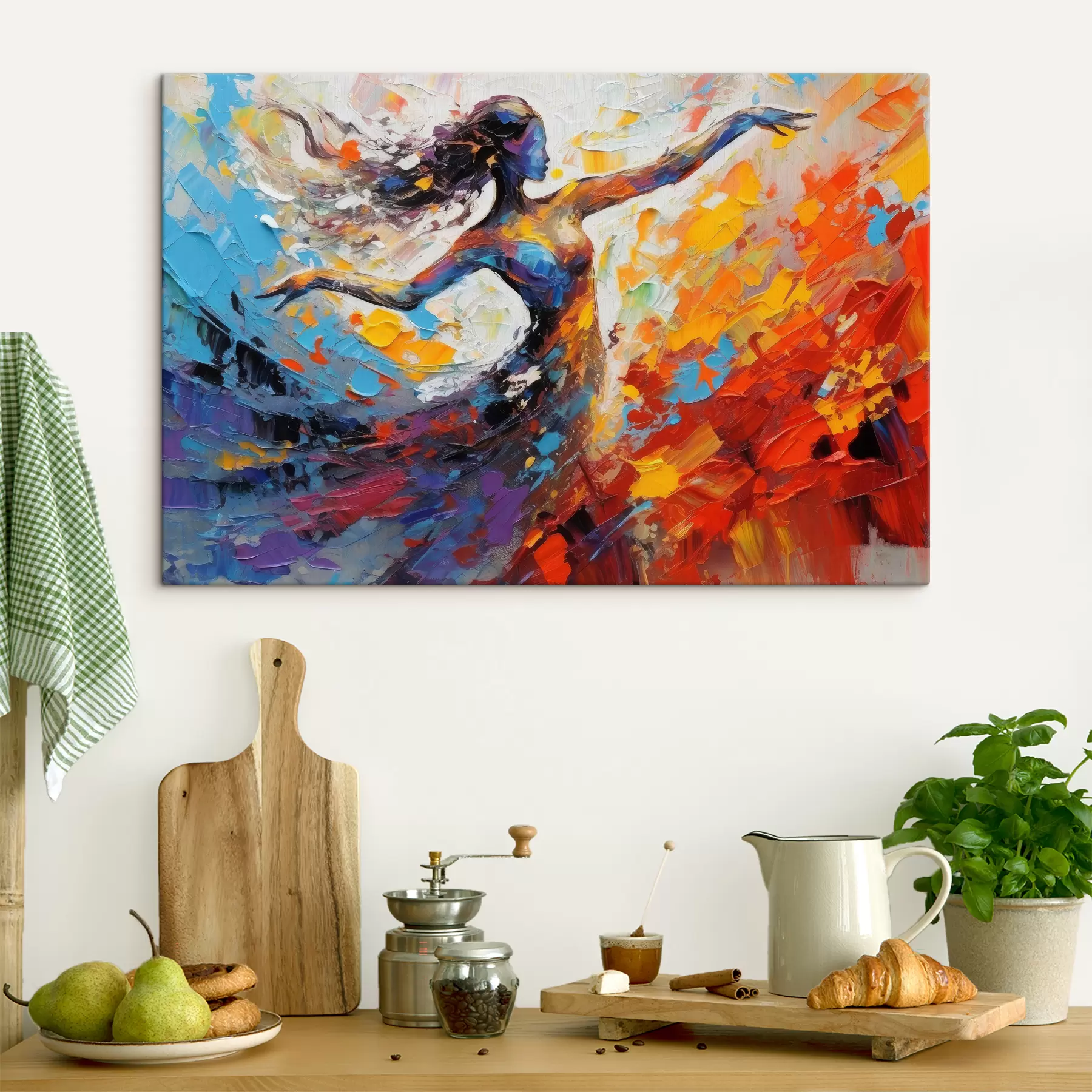 Wandbilder Kunstfarbe, Farbe und Malerei s35379