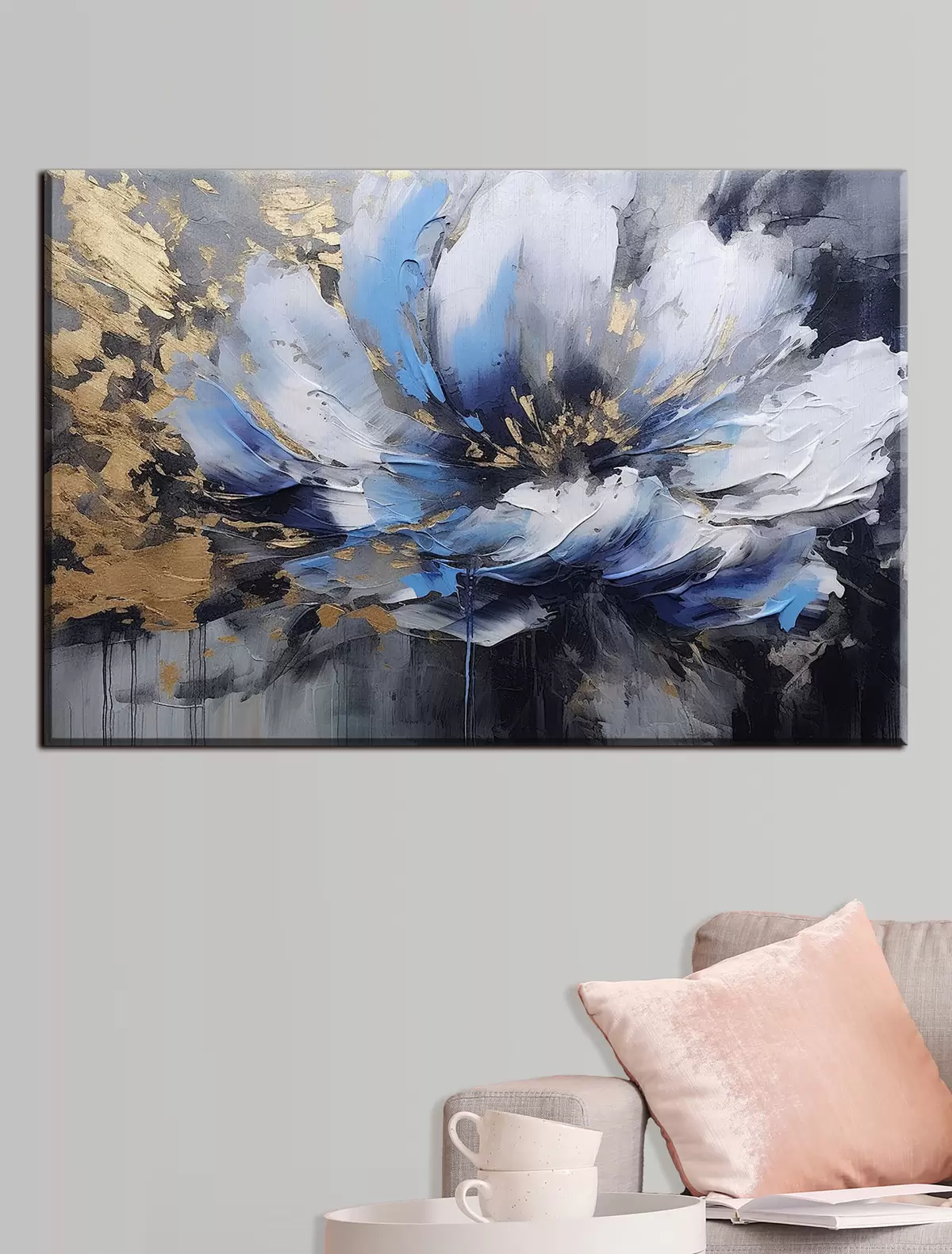 Wandbilder Kunstfarbe, Pflanze und Farbe s35384