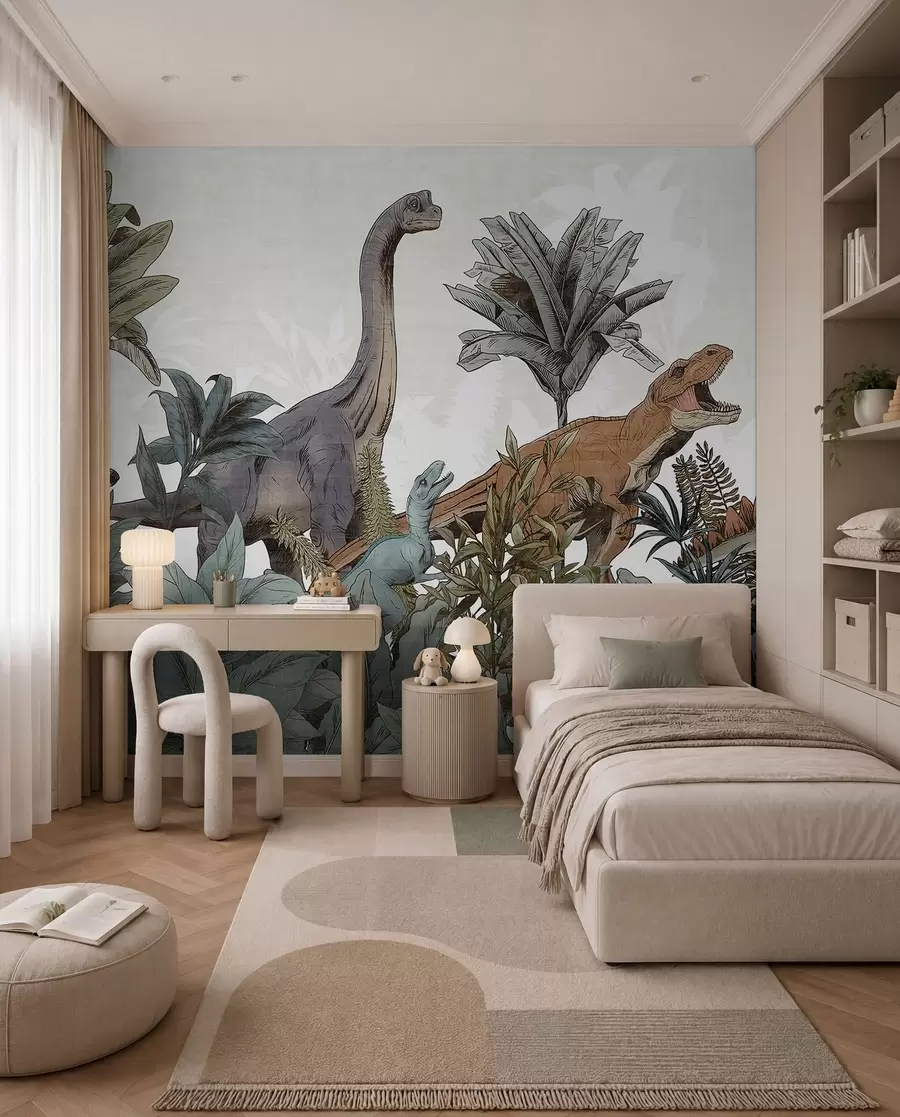 Fototapete Park der großen Dinosaurier u96938