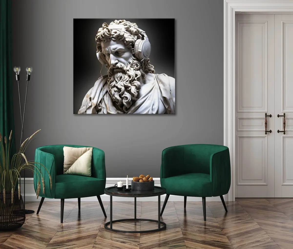 Wandbilder Stirn, Kopf und Kinn s35471