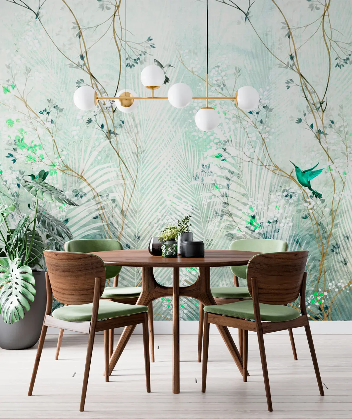 Fototapete Kolibris im Garten u97048