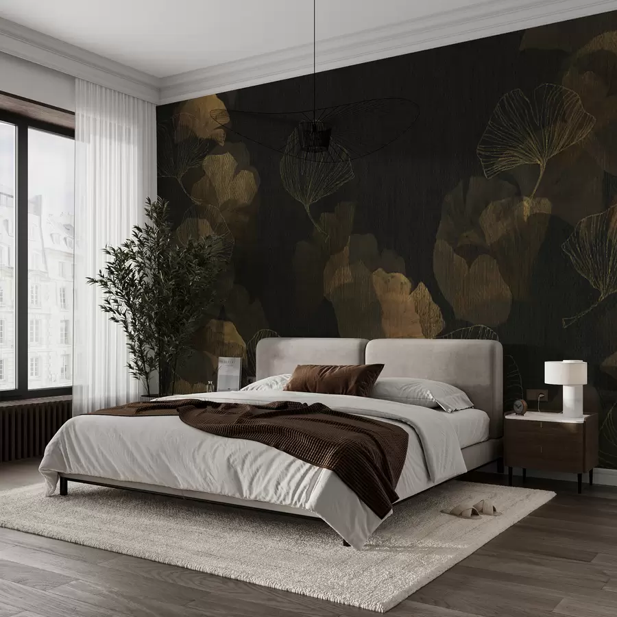 Fototapete Beliebte Ginkoblätter u97142