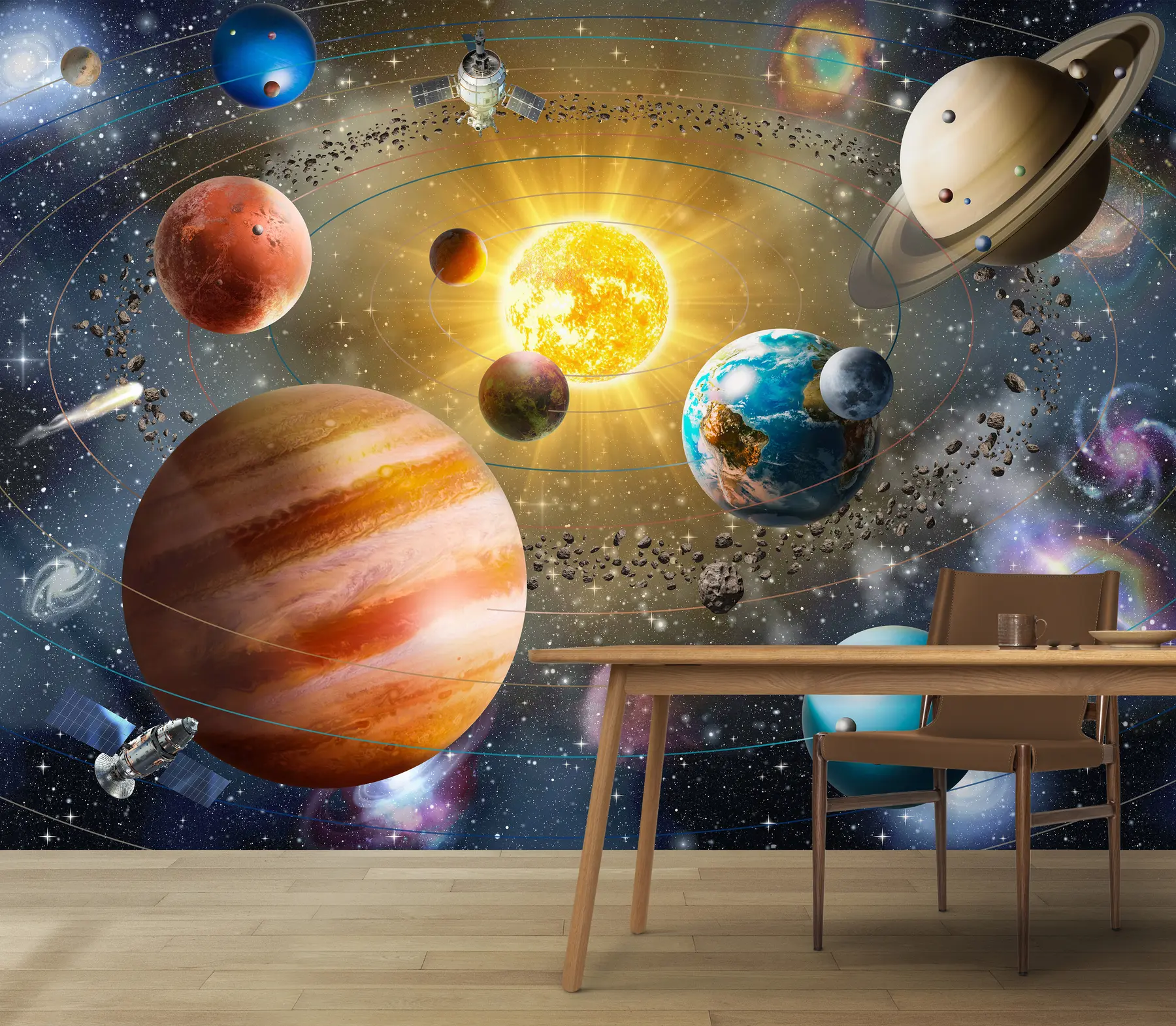Fototapete Bezaubernder Raum, Sonnensystem u97222