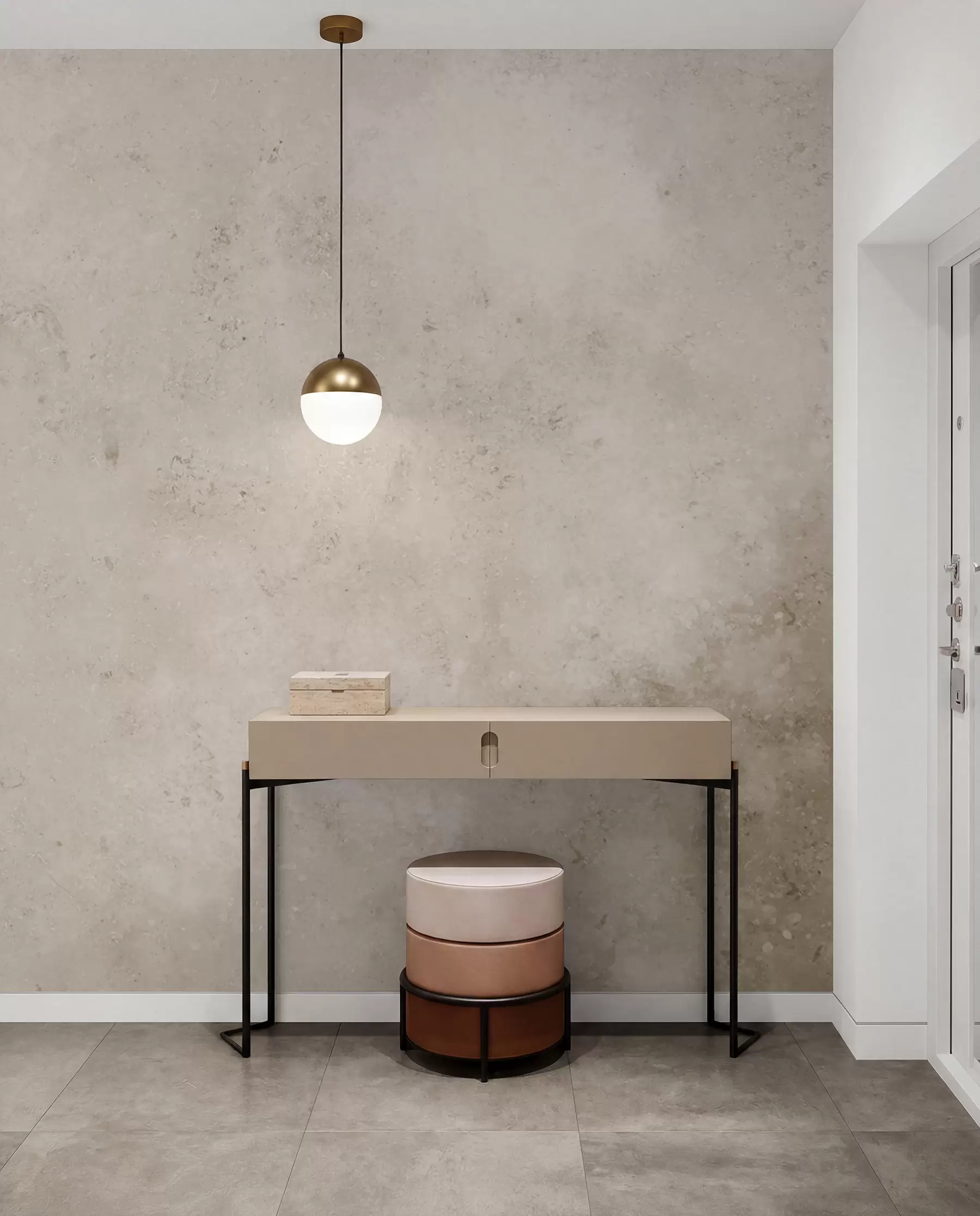 Fototapete Beige Betonwand u97236