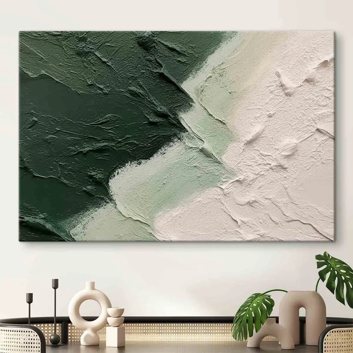 Wandbilder Vintage geometrische Illusion im minimalistischen Stil s35578