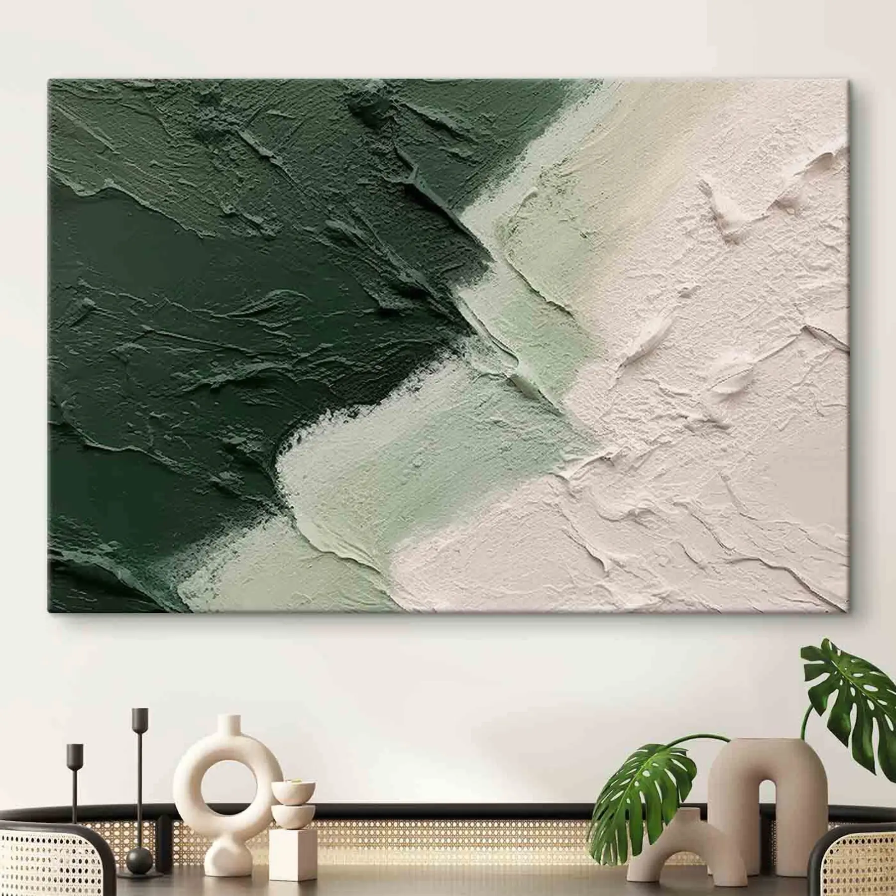 Wandbilder Vintage geometrische Illusion im minimalistischen Stil s35578