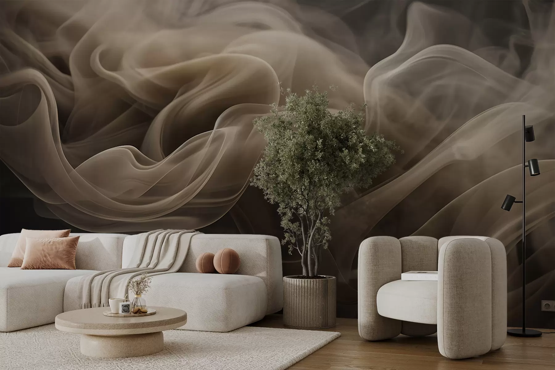 Fototapete Abstrakte Rauchwellen u96591