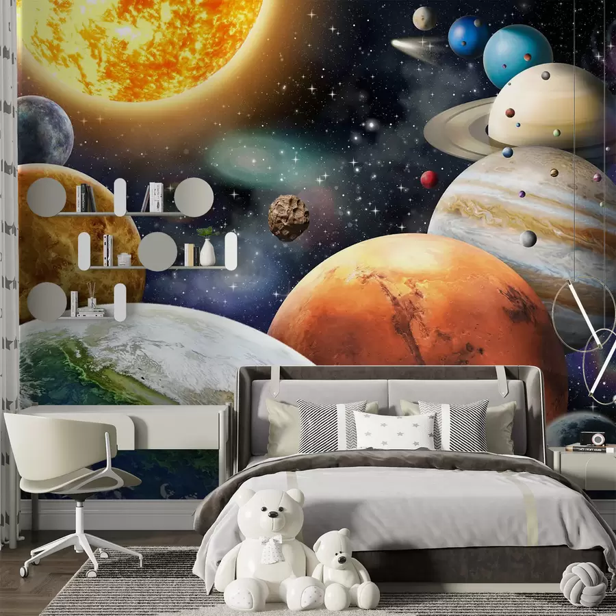 Wandbilder Bunte Planeten des Sonnensystems u97422