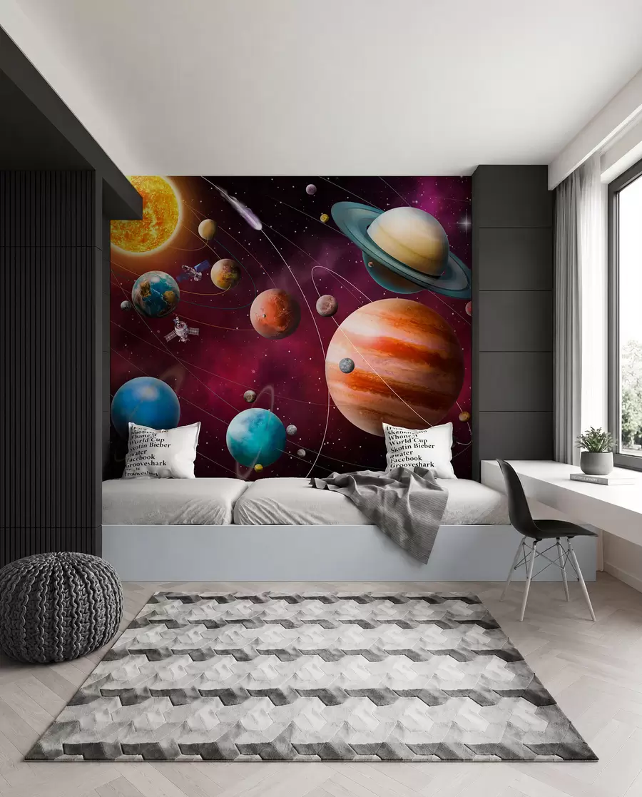 Fototapete Weltraumobjekte des Sonnensystems u97423