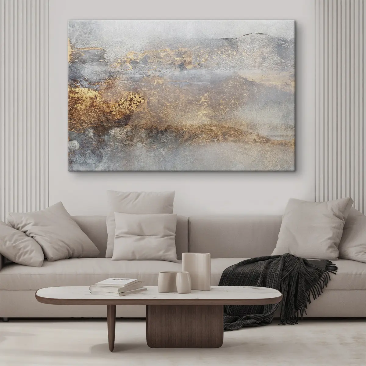 Wandbilder Strukturierte Farbtöne mit Erdtönen s35845