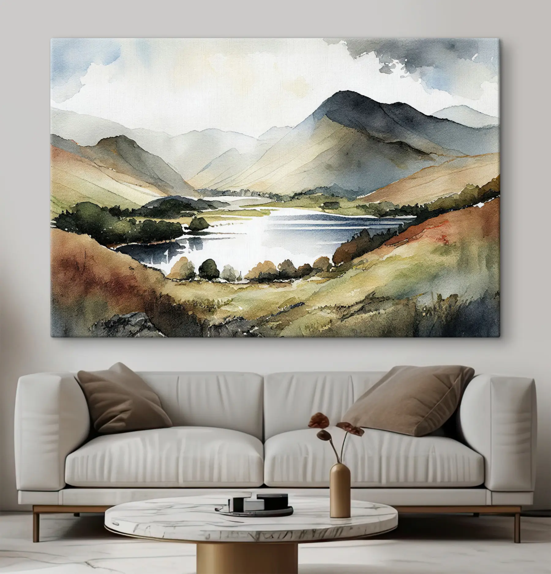 Wandbilder See in den Bergen s36018