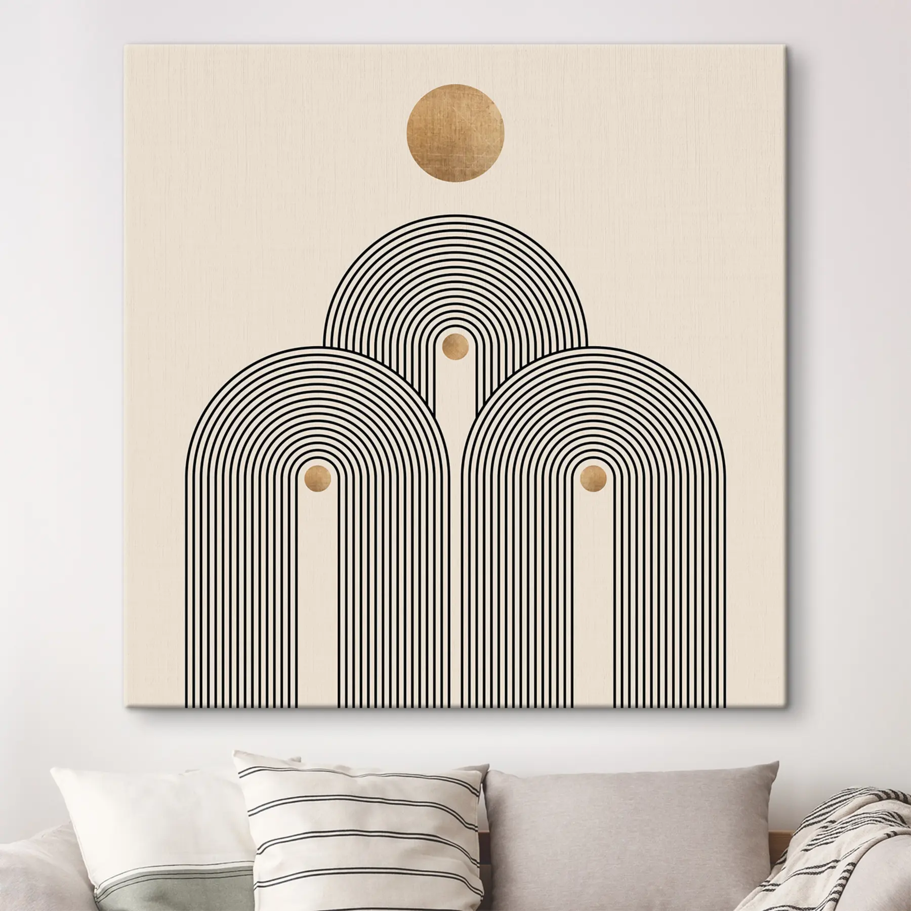 Fototapete Geometrie im Boho-Stil s35929