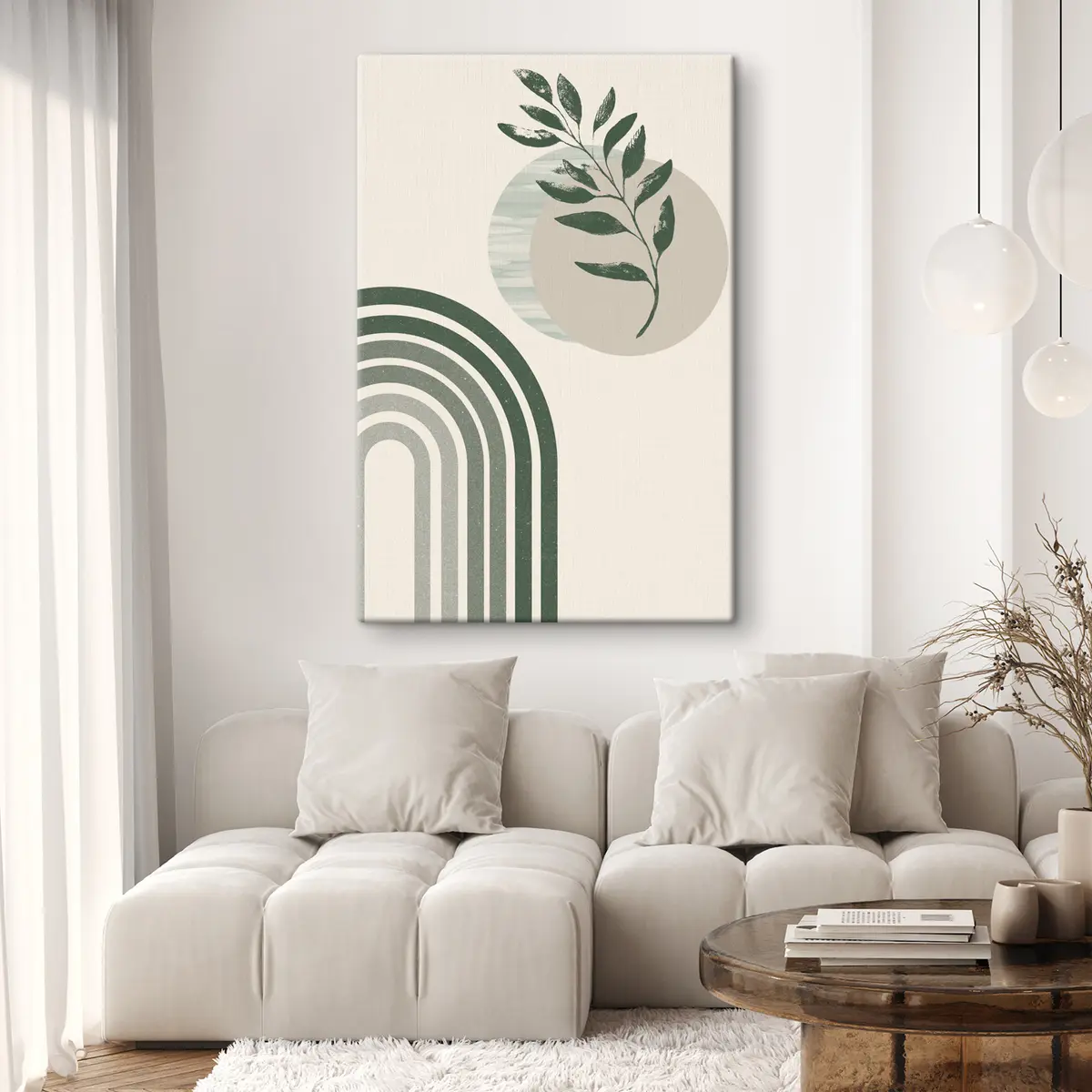 Wandbilder Moderner minimalistischer abstrakter Boho-Stil s36176