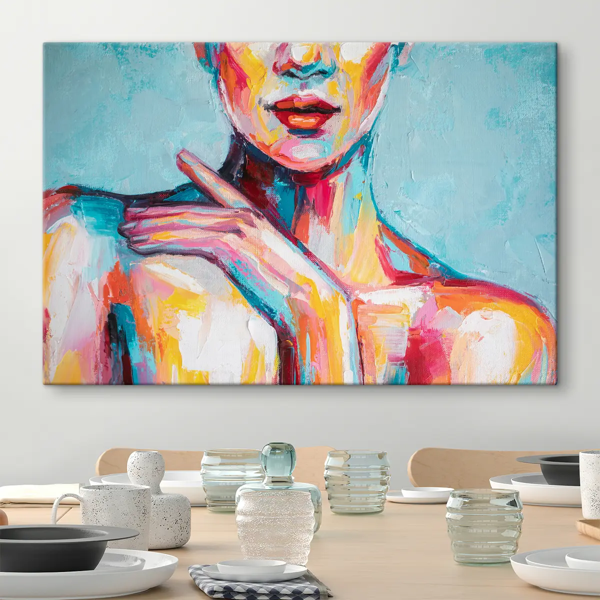 Wandbilder Abstraktes Mädchen s36033