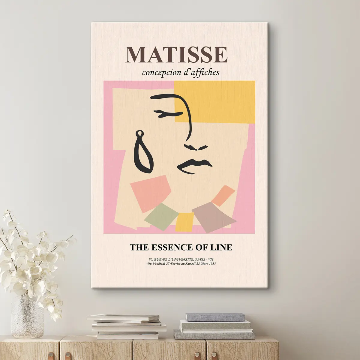 Wandbilder Minimalistisches Bild im Stil von Henri Matisse s36306