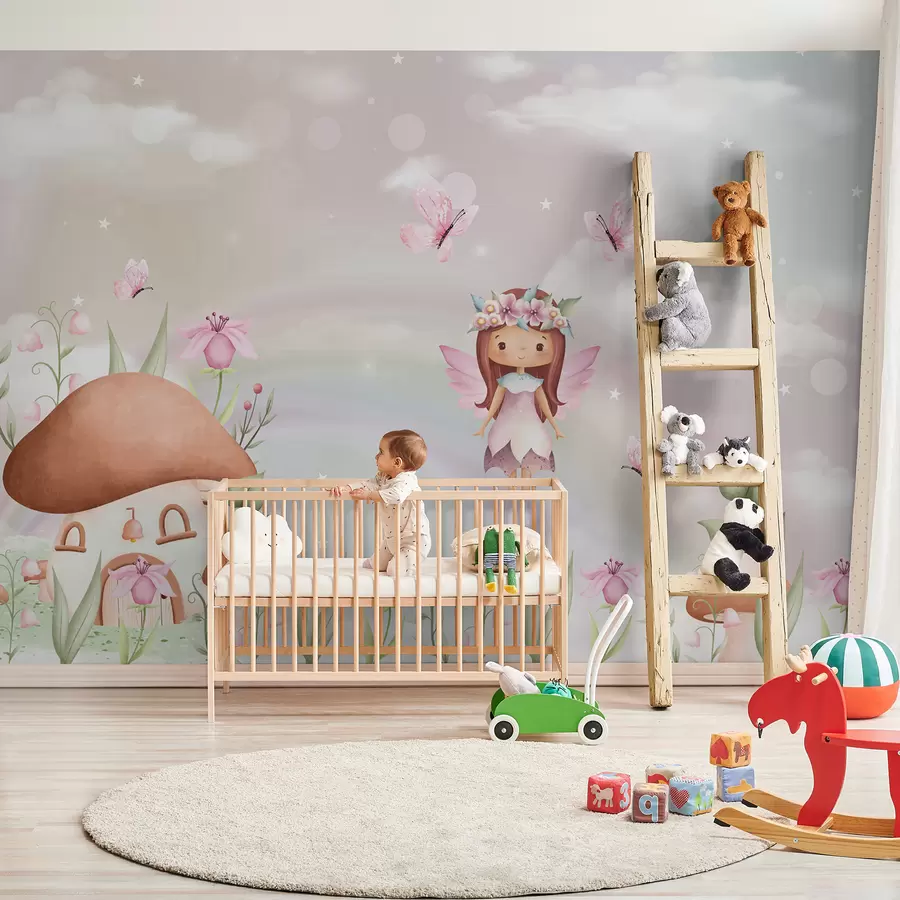 Fototapete Eine Märchenwelt mit Feen u98735