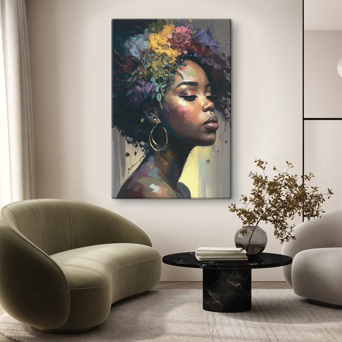 Wandbilder Schönheit in lebendiger floraler Harmonie s36577