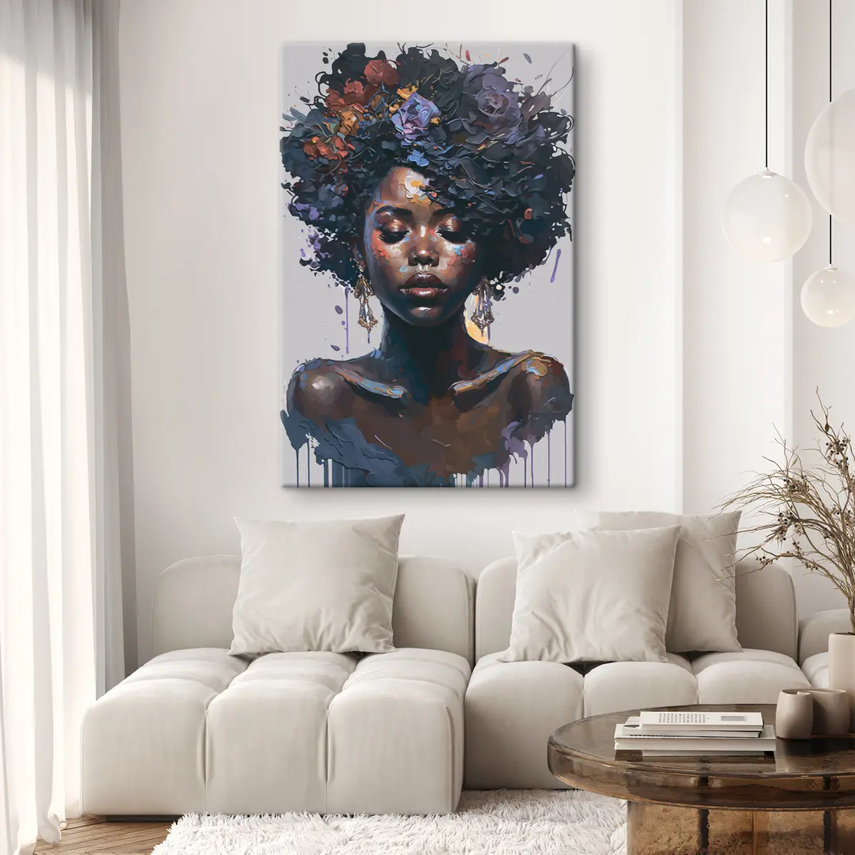 Wandbilder Künstlerische Schönheit in lebendigen Farben s36578