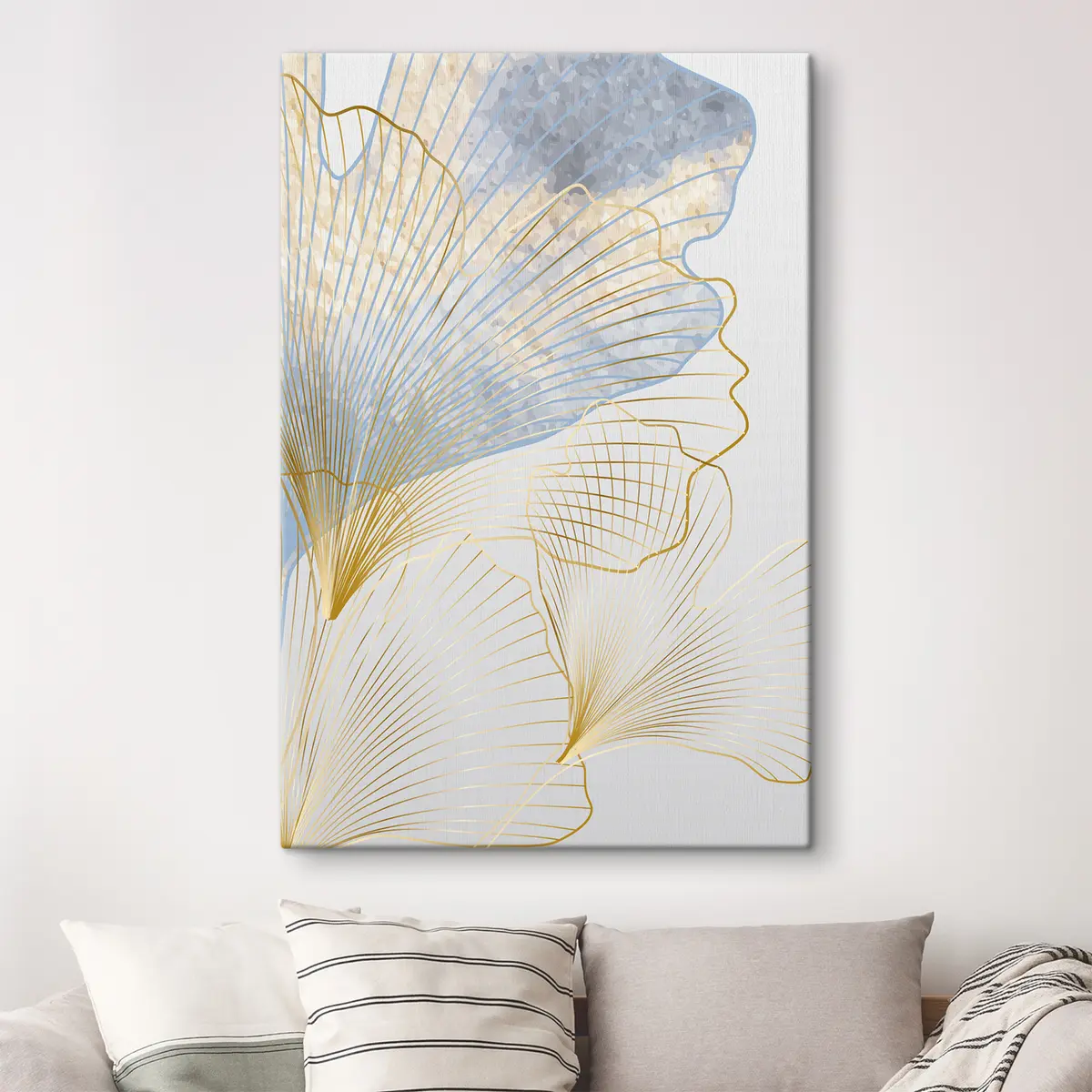 Wandbilder Elegante Linien und sanfte Farbtöne kombiniert s36487