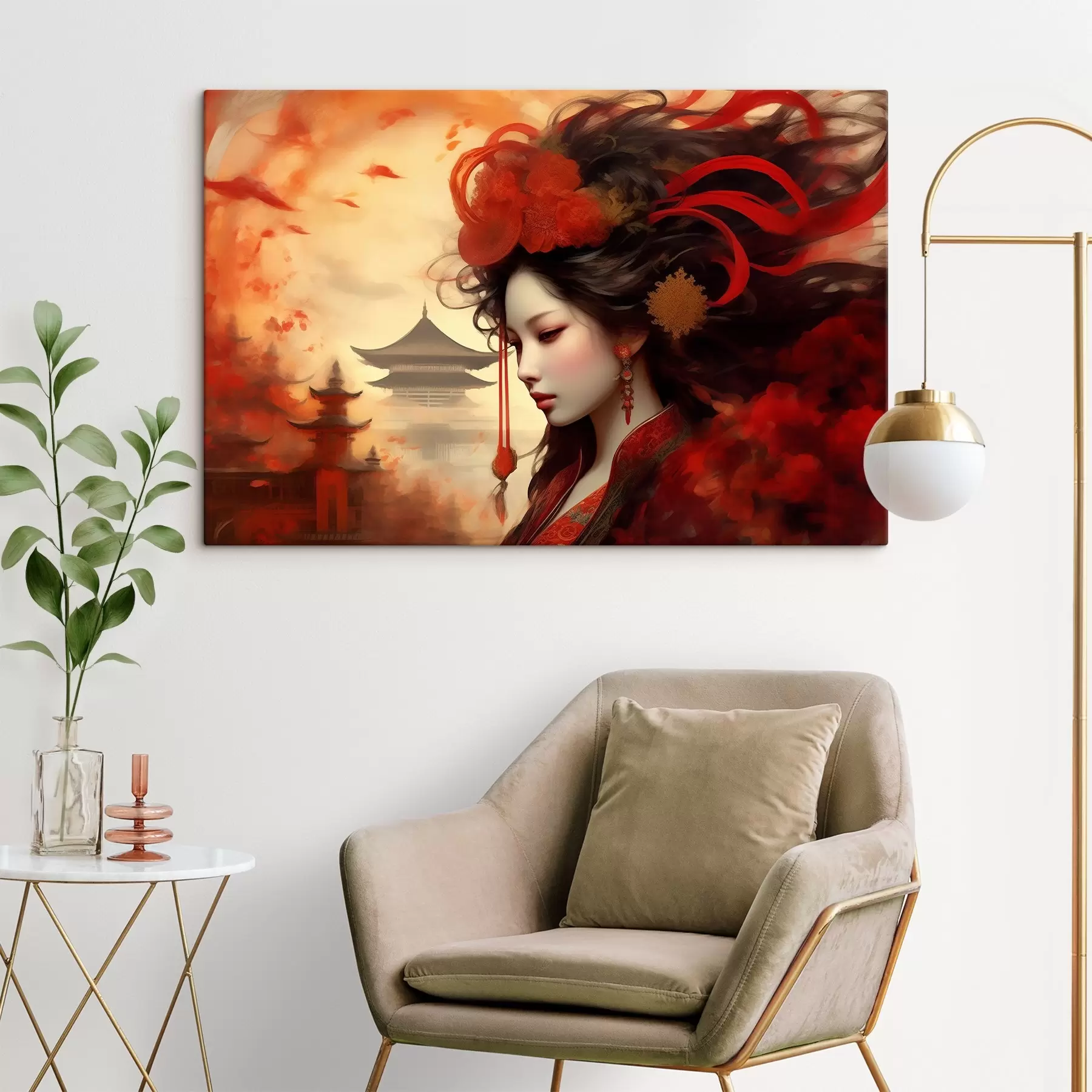 Wandbilder Majestätische Schönheit in leuchtenden Farben s36808