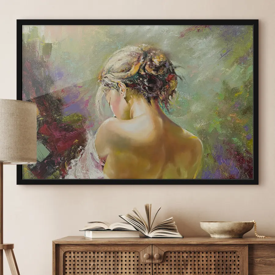 Fototapete Reflektierende Schönheit in sanften Farben f27105