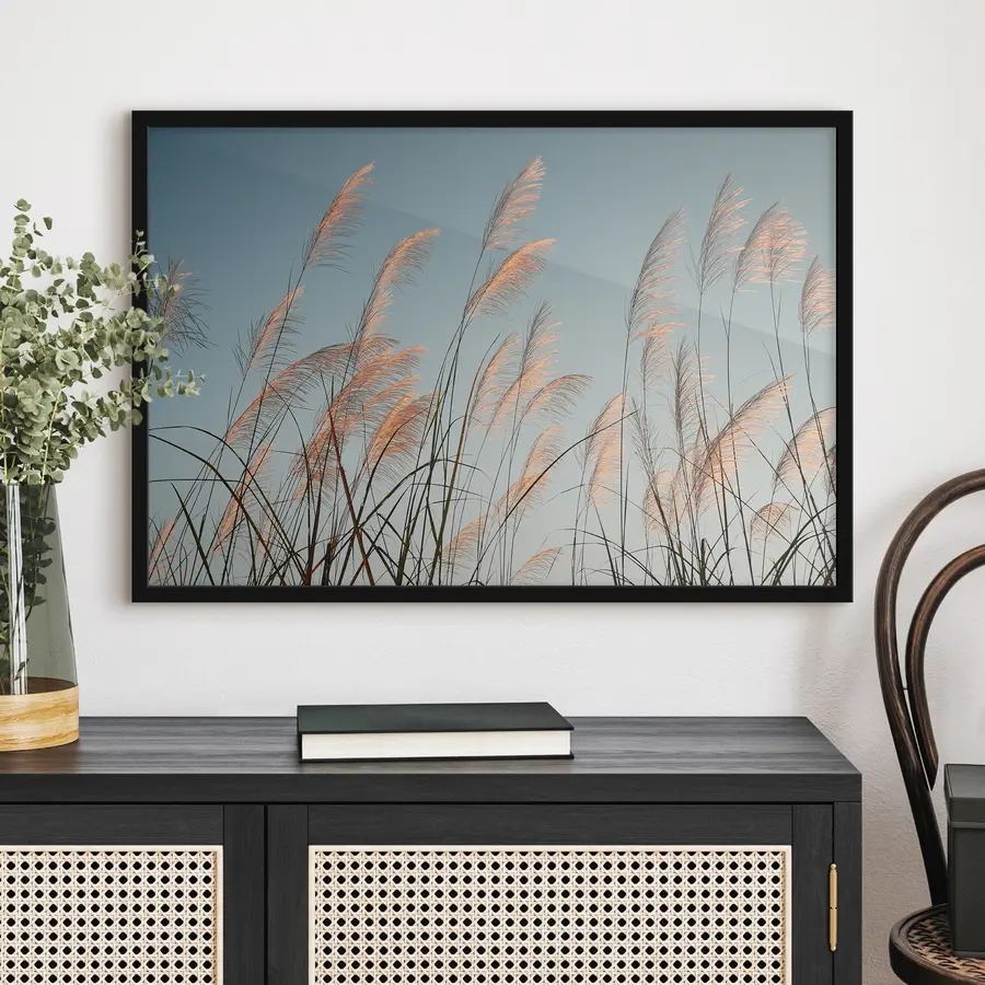 Fototapete Sanfte Brise durch hohes Gras f33593