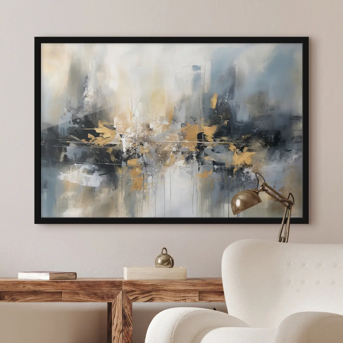 Poster Und graue Akzente f34183