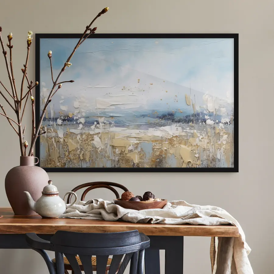 Fototapete Ruhige Landschaft mit sanften Pastelltönen f35430