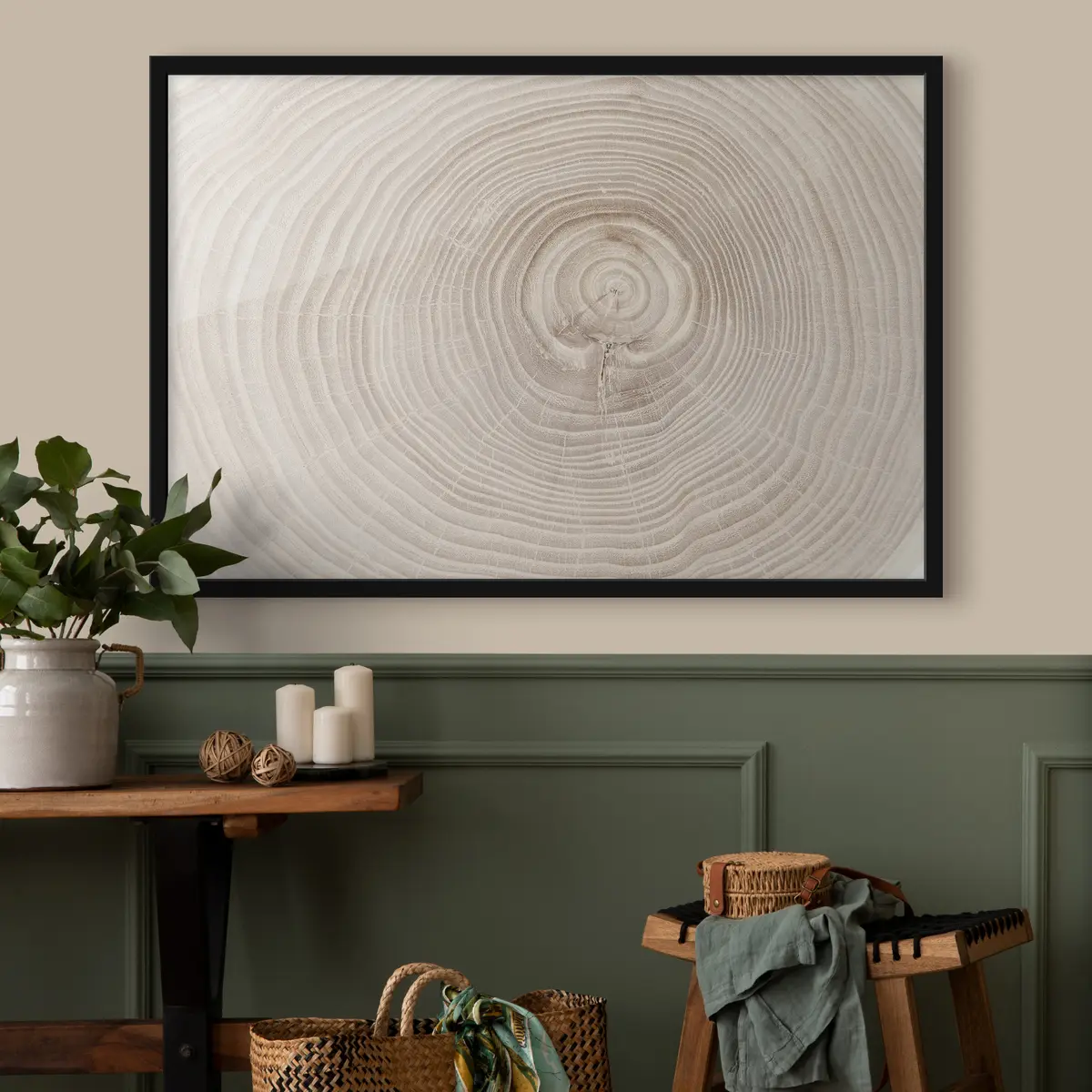 Poster Natürliche Holzmaserung f36005