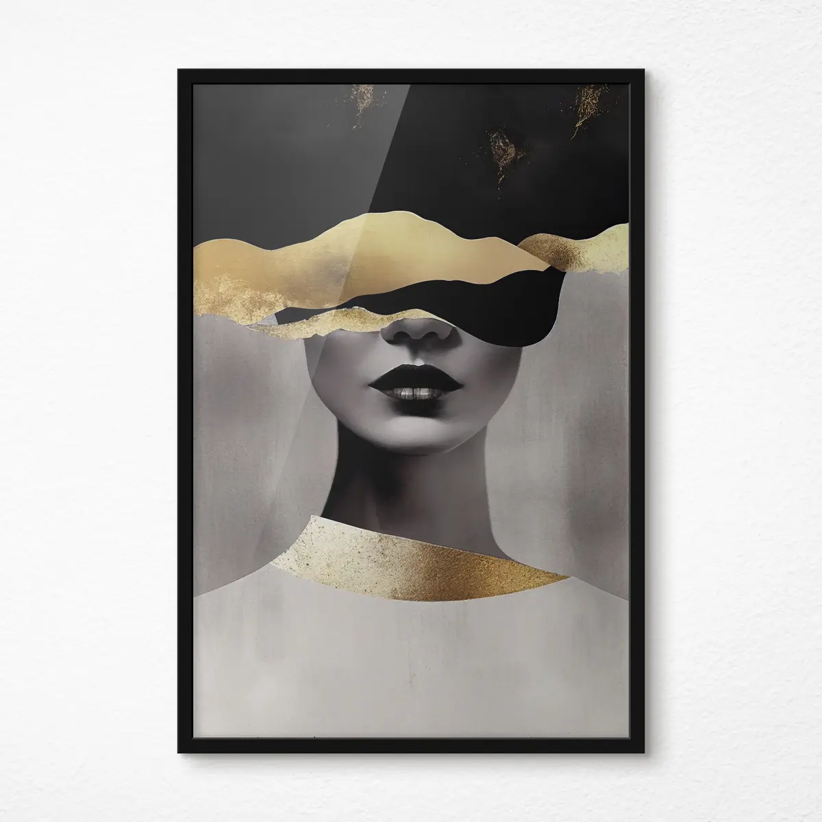 Poster Künstlerischer Ausdruck durch abstrakte Schönheit f36199