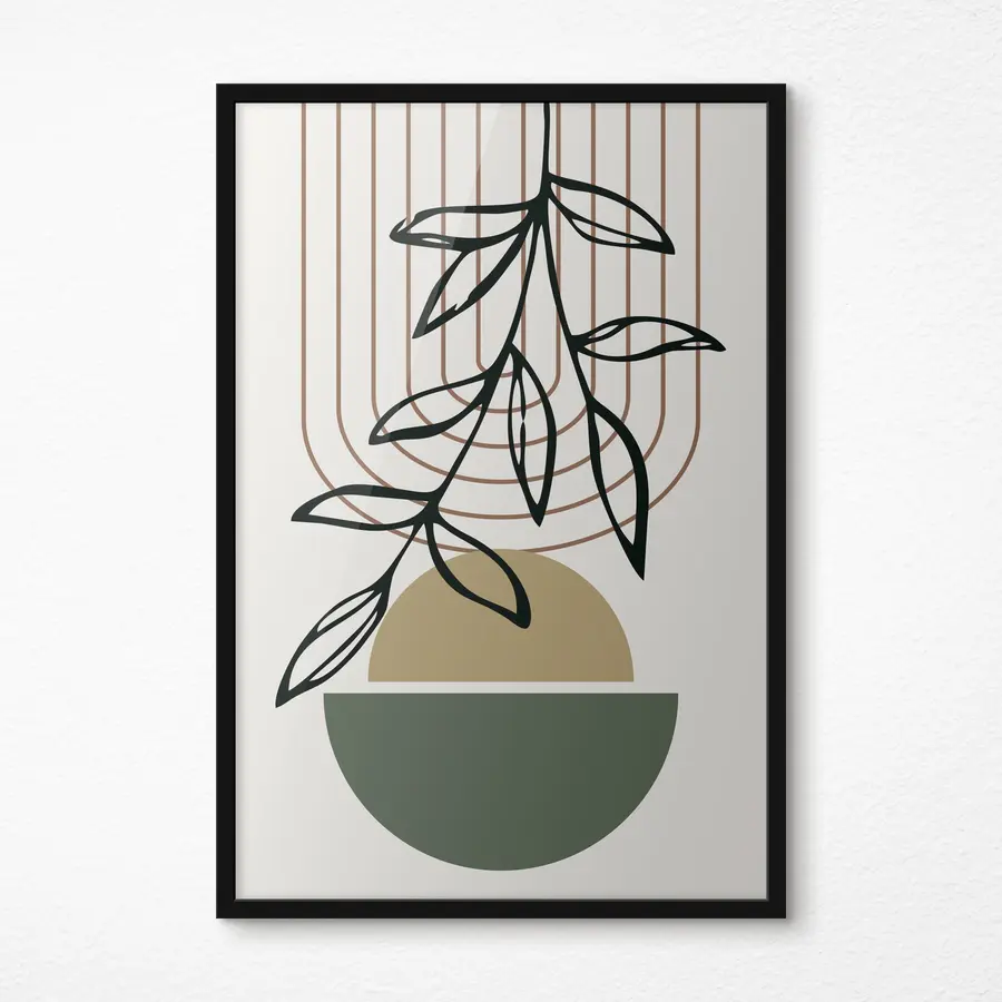 Fototapete Abstraktes, von der Natur inspiriertes künstlerisches Design f36188