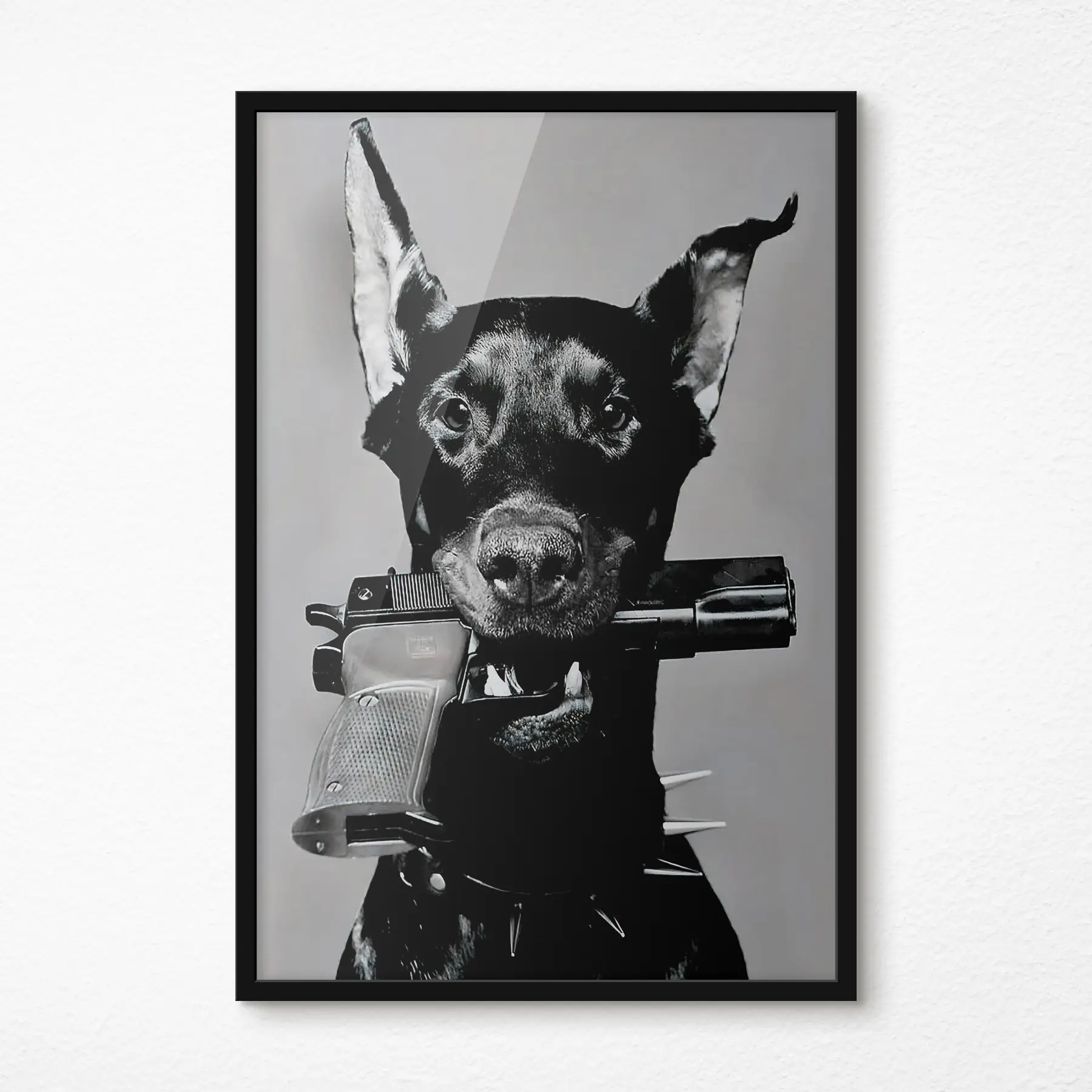 Wandbilder Wachhund einsatzbereit f36177