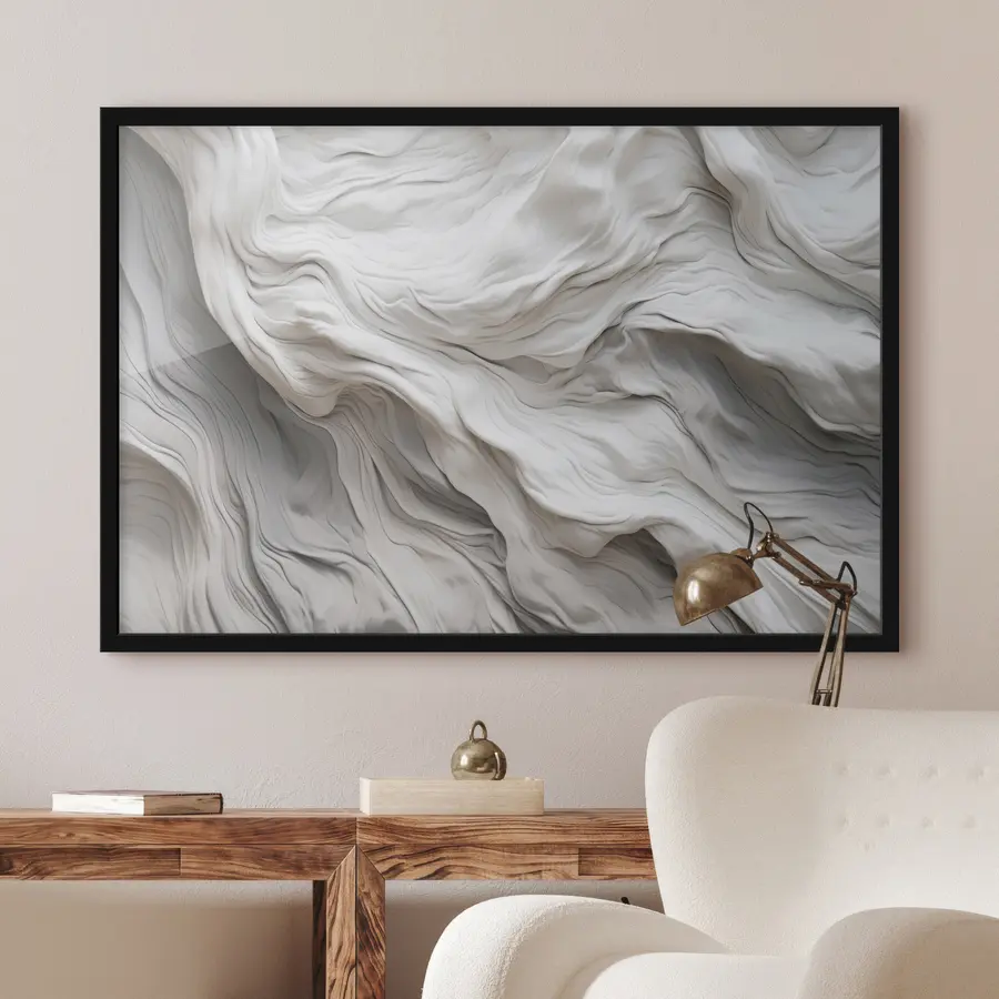 Fototapete Strukturierte Muster in weichen, fließenden Formen f36032