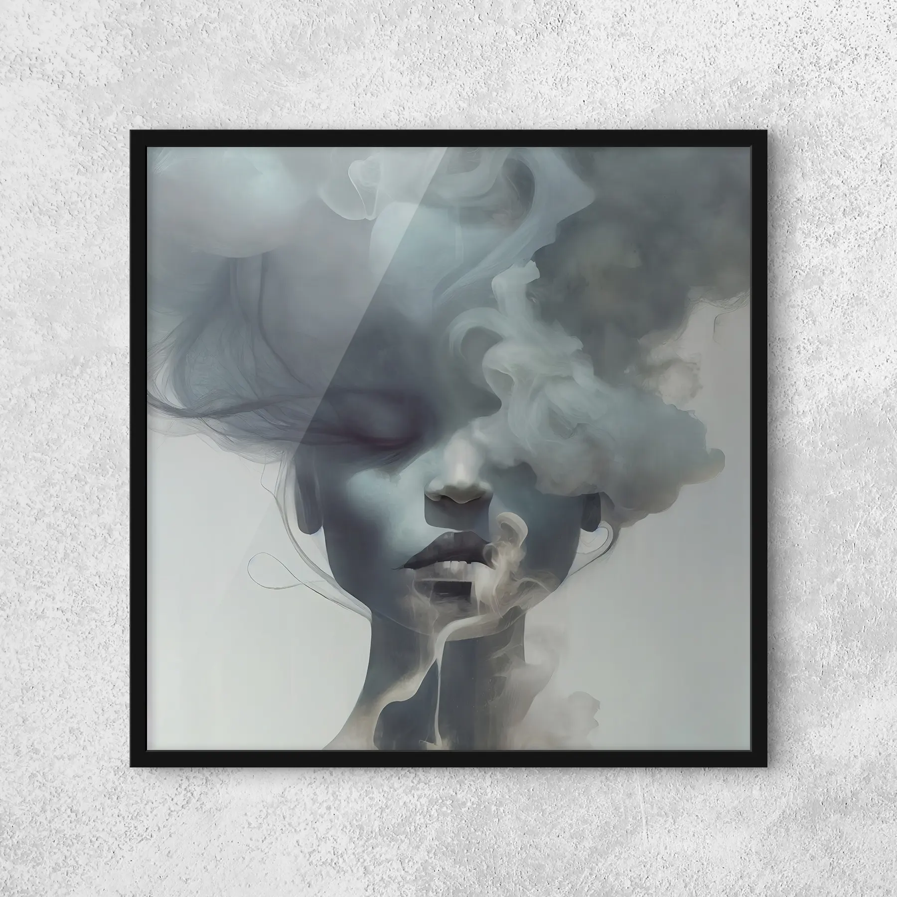 Fototapete Das Mädchen und der graue Nebel f35818