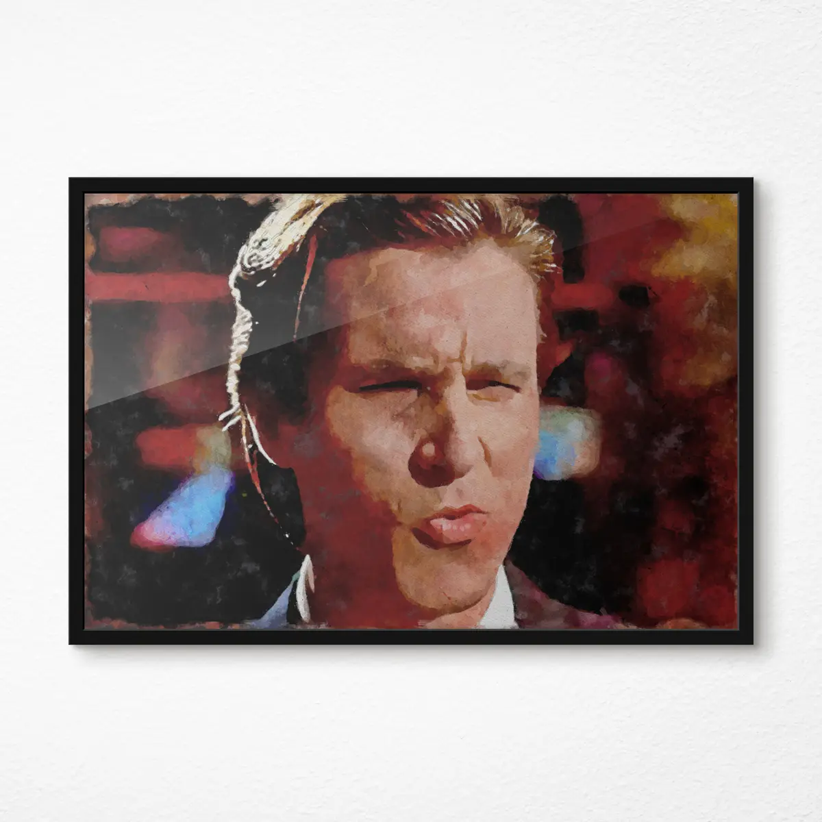 Poster Intensiver Ausdruck in leuchtenden Farben f35747