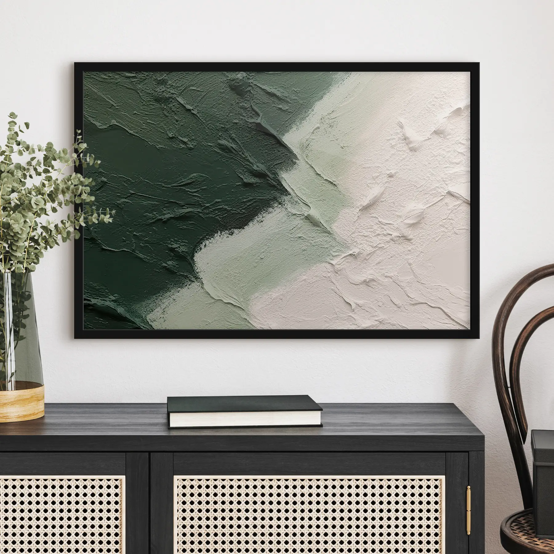 Fototapete Strukturierte Schichten in beruhigenden Farben f35578