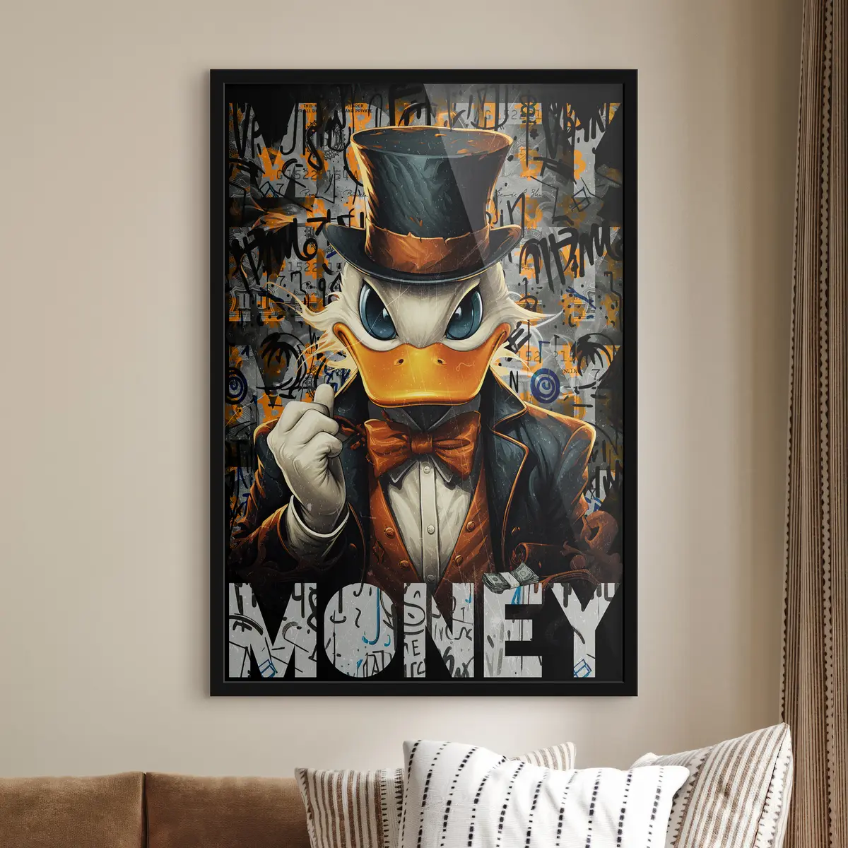 Poster Elegante Ente in einer edlen Umgebung f35181