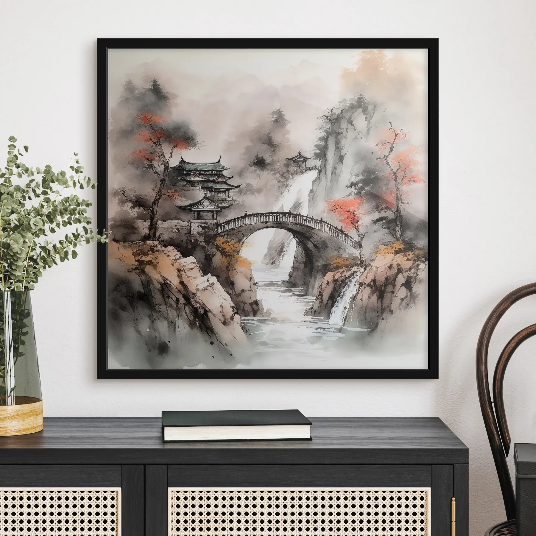 Fototapete Gelassenheit in der sanften Umarmung der Natur f34627