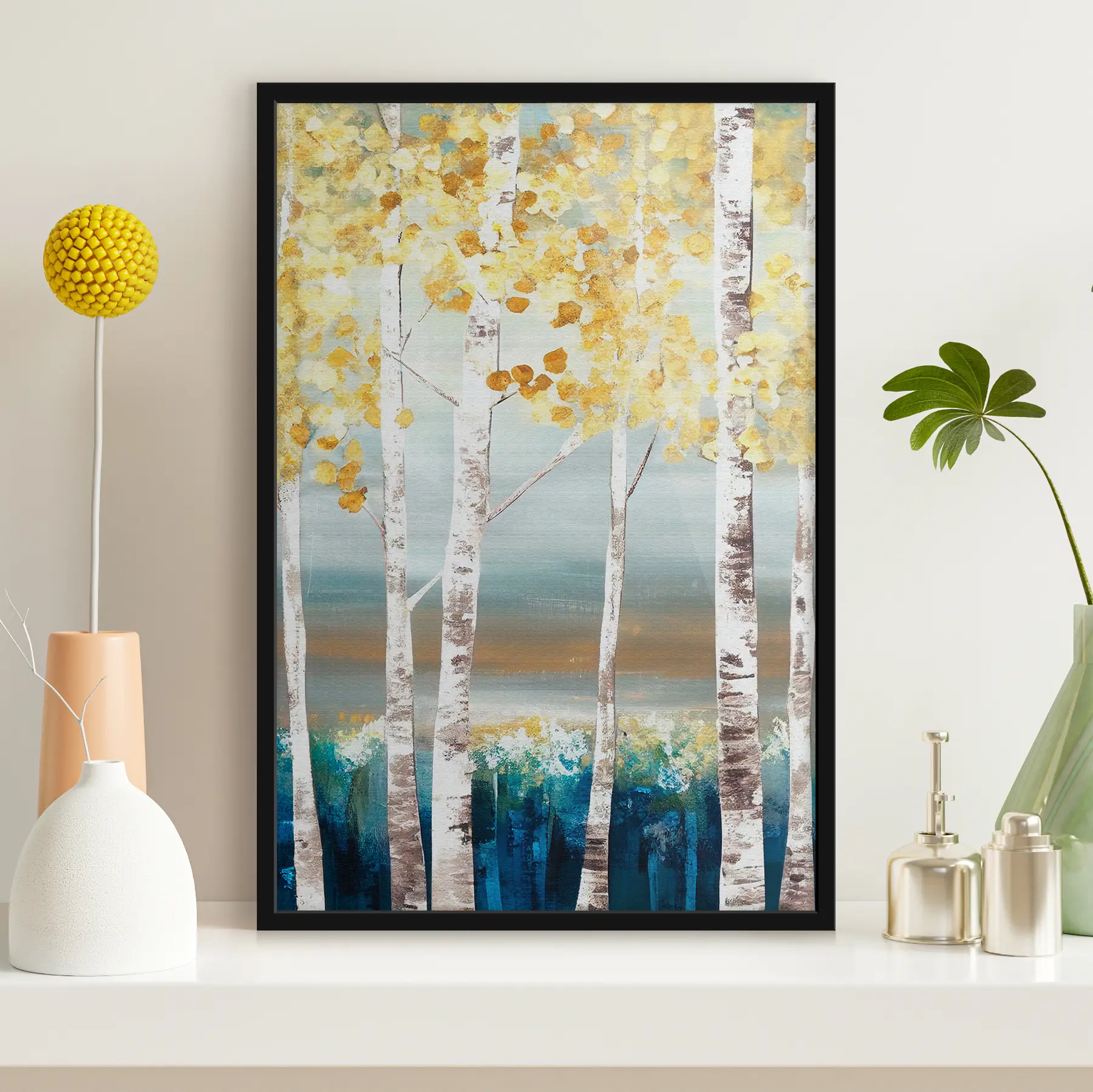 Fototapete Herbsträume in einer ruhigen Naturlandschaft f34602