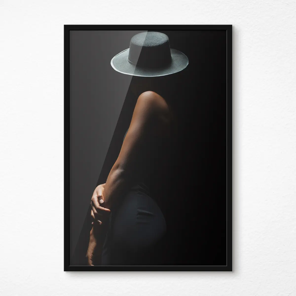 Poster Mysteriöse Silhouette in der Dunkelheit f34464