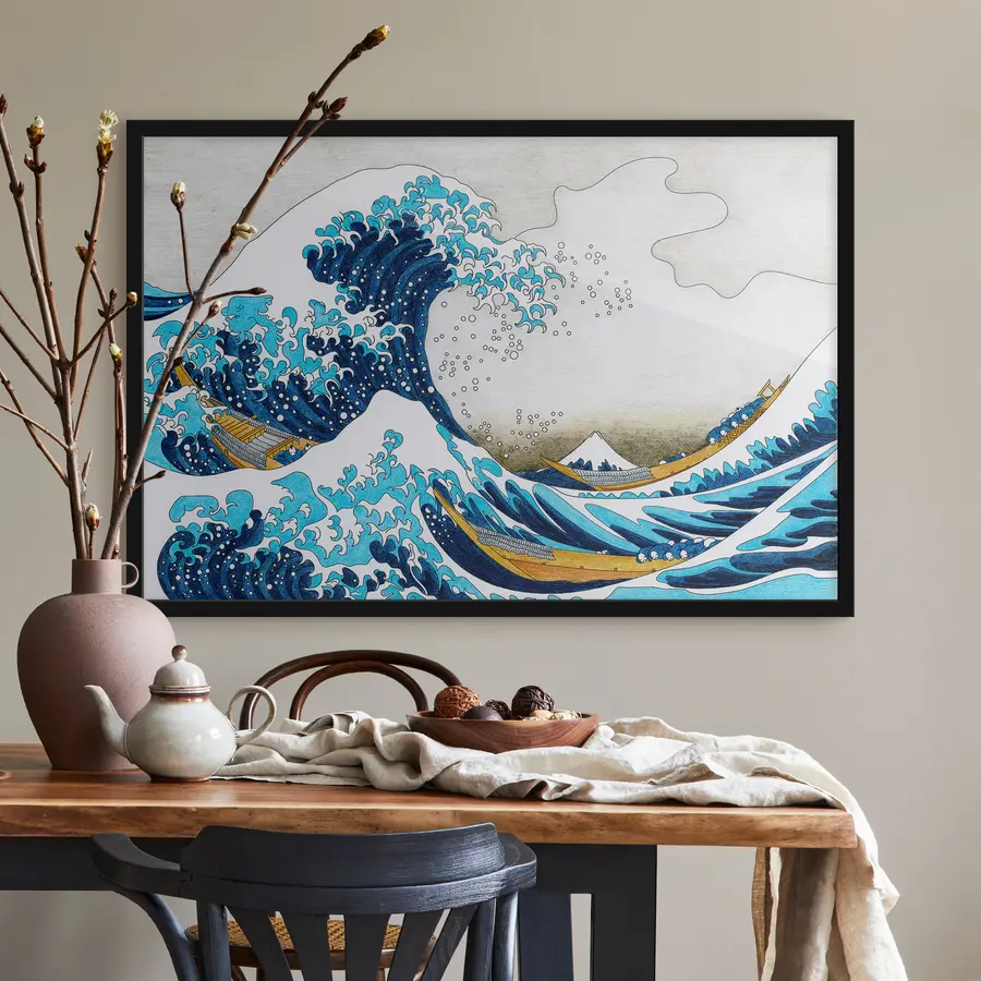 Fototapete Majestätische Wellen und Boote in Harmonie f33597