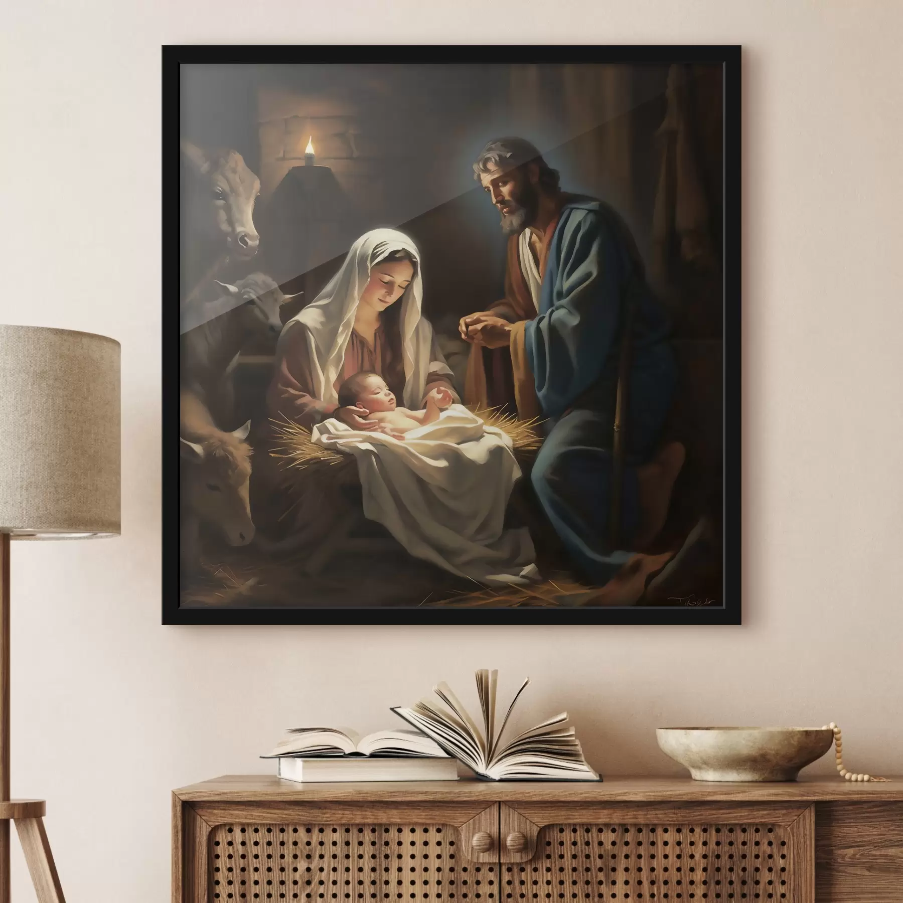 Fototapete Heilige Familie, Jesus, Maria und Josef f33488