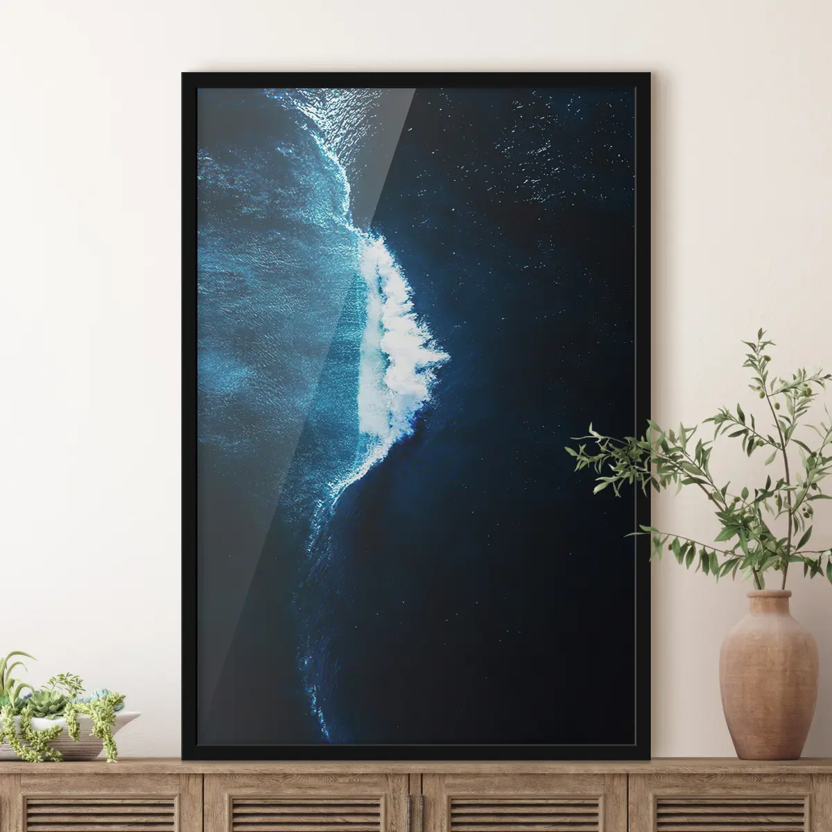 Poster Auf den Wellen der Ruhe reiten f21428