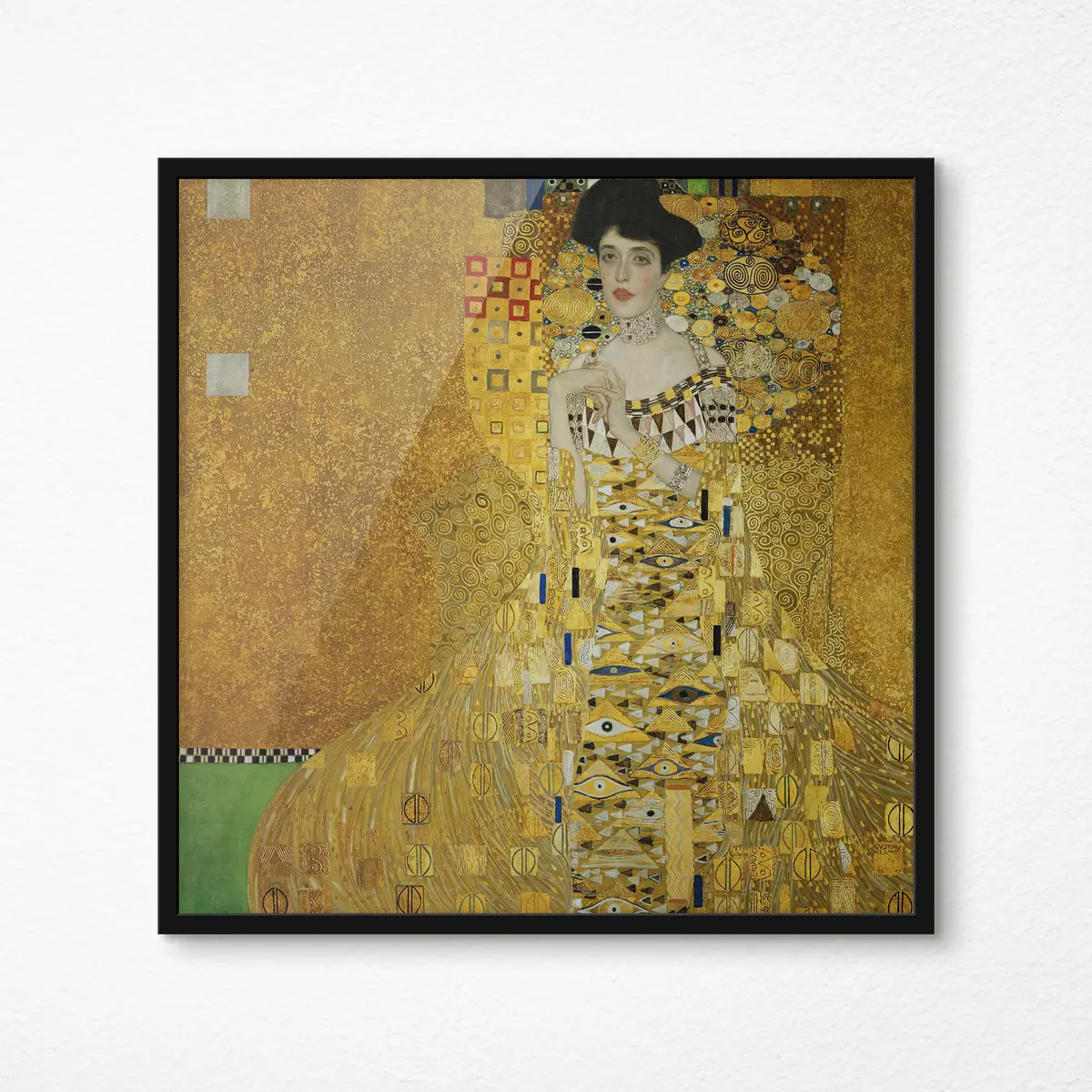 Poster Elegante Dame in bezaubernder Kleidung f11609