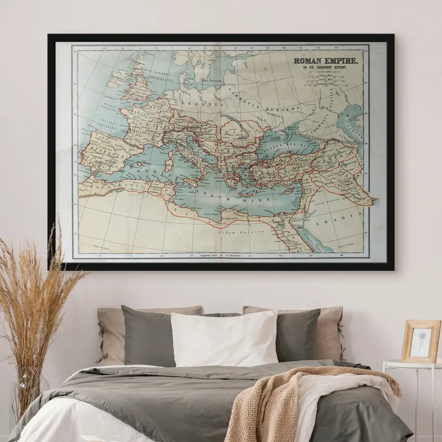 Fototapete Karte der Ausdehnung des Römischen Reiches f09978