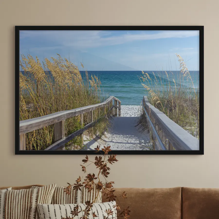 Fototapete Weg zu ruhigen Meerblicken f08222