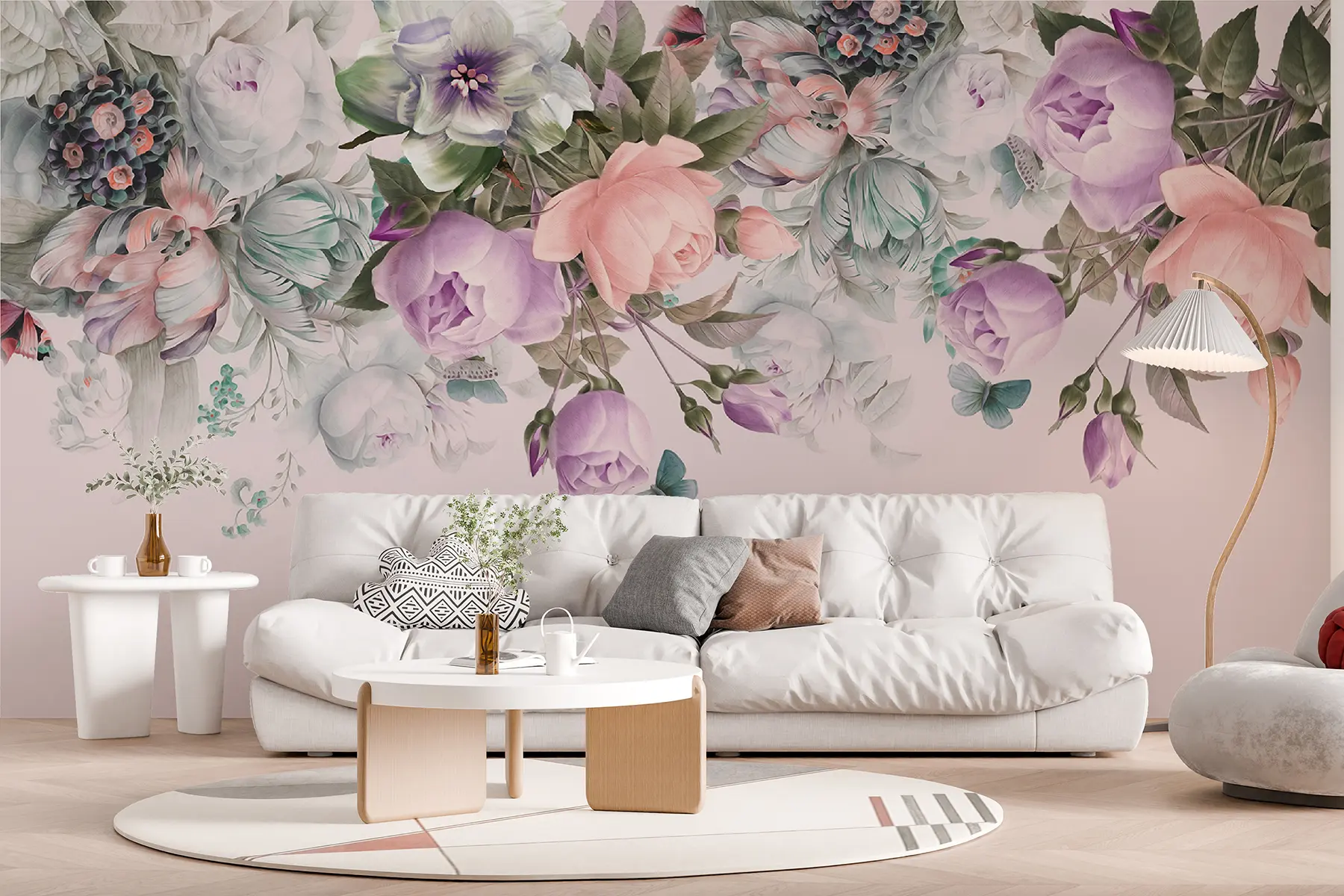 Fototapete Blumenwand u39845v1