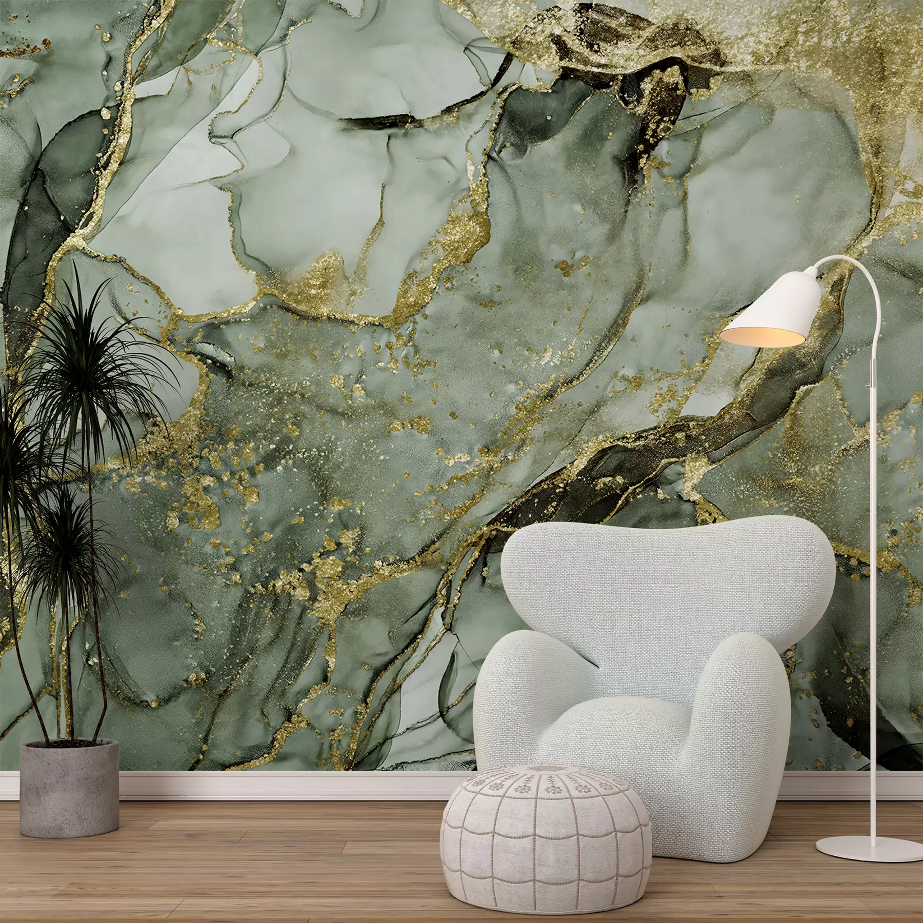 Fototapete Grüner Marmor u93578v2